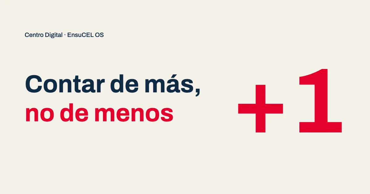 Contador de veces compartido de tu Centro Digital que prefiere contar de más antes que perder una recomendación