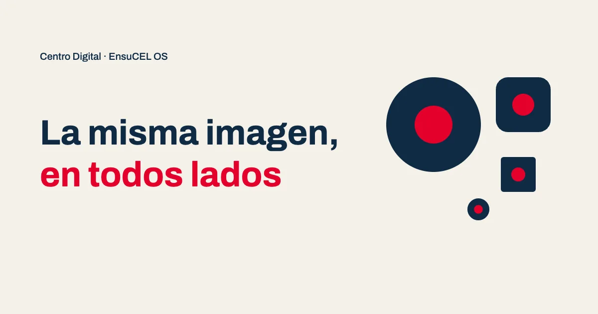 Foto de perfil o logo en tu Centro Digital: la misma imagen, subida una vez, en todos los lugares donde apareces