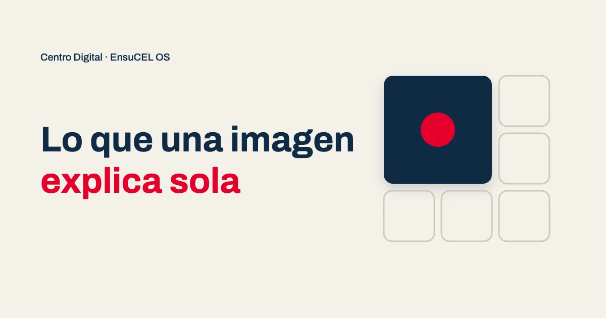 Galería de fotos en tu Centro Digital: un mosaico con tu mejor foto destacada que explica tu trabajo sin describirlo