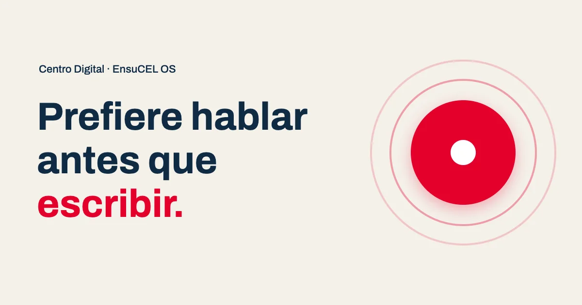 Botón de llamar en tu Centro Digital para el cliente que prefiere hablar antes que escribir, con un solo toque