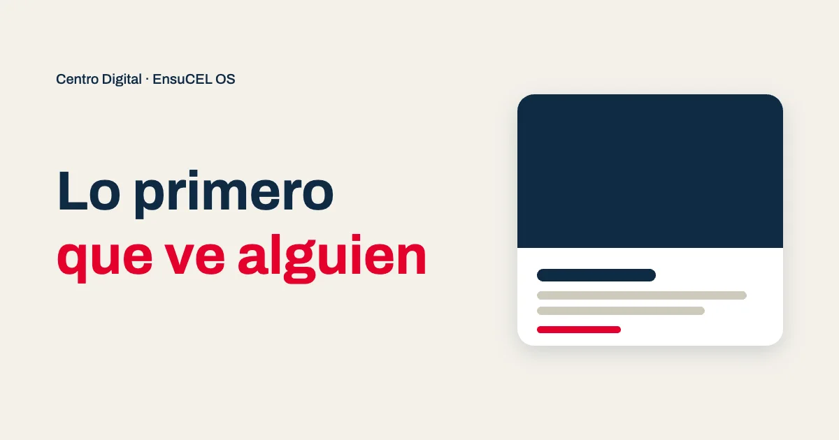 Vista previa al compartir tu enlace por WhatsApp: lo primero que ve alguien antes de abrir tu Centro Digital